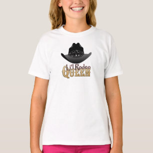 Li'lのロデオの女王の女性のカーボーイのTシャツ Tシャツ