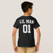 LILの人01の息子の男の子のお父さんおよび私Tシャツ Tシャツ (裏面フル)