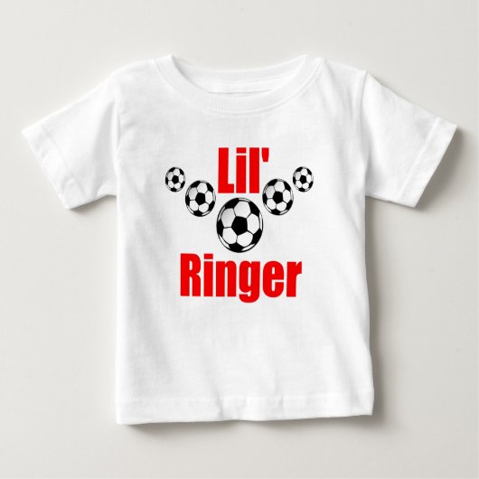 Lilの信号器のサッカーのワイシャツ ベビーTシャツ (正面)
