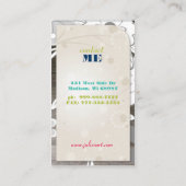 Lilの小鳥のグラフィック・デザインの名刺 名刺 (裏面)