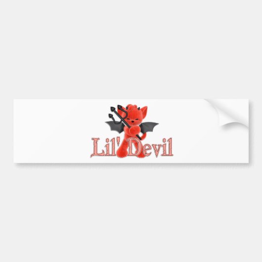 Lilの悪魔 バンパーステッカー (正面)