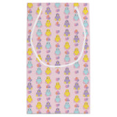 Lilの春のひよこパターン スモールペーパーバッグ (裏面)