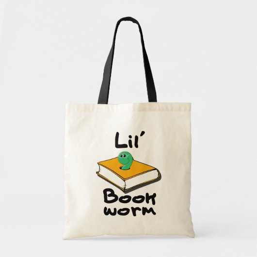 Lilの本の虫 トートバッグ (正面)