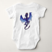 Lilの竜座 ベビーボディスーツ (裏面)