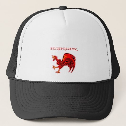 Lilの赤のオンドリ キャップ (正面)