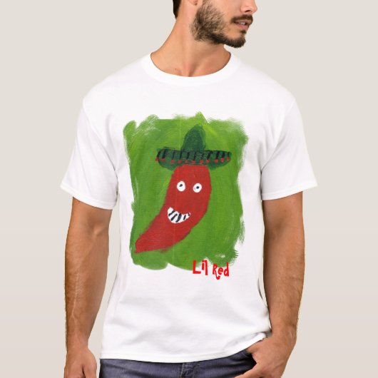 Lilの赤のTシャツ Tシャツ (正面)