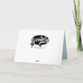 lilの雪片のDragon~Merryのクリスマスのホリデーカード シーズンカード (裏面)