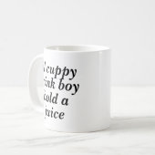 lilのcuppy飲み物の男の子の把握ジュースのマグ コーヒーマグカップ (正面左)