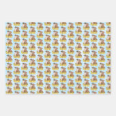 Lil'カウボーイとTeddy Bear Boy's Baby Shower ラッピングペーパーシート (正面)