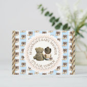 Lil'カウボーイカントリーとウェスタンベビーシャワー 招待状 (スタンド正面)