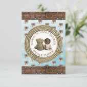 Lil'カウボーイカントリーとウェスタンベビーシャワー 招待状 (スタンド正面)