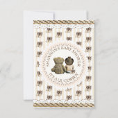 Lil'カウボーイカントリーとウェスタンベビーシャワー 招待状 (正面)