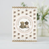 Lil'カウボーイカントリーとウェスタンベビーシャワー 招待状 (スタンド正面)