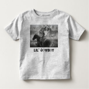 "Lilカウボーイ"の幼児のTシャツ トドラーTシャツ