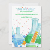 Lilサイテ恋しく思ィスト誕生日招待状カード (裏面)