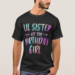 LILシスターオブザ誕生日ガール絞り染めカラフルB Tシャツ