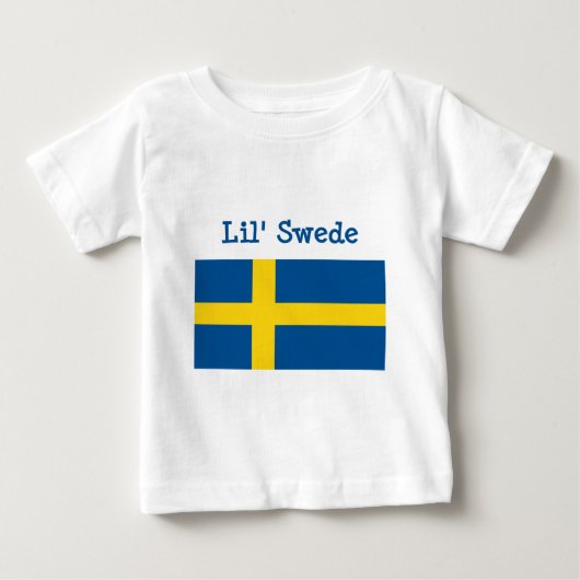 Lilスウェーデン人のTシャツ ベビーTシャツ (正面)