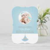 Lil'セーラー写真誕生のお知らせ 案内状 (スタンド正面)