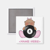 LilビリヤードBaby Girl – ガール マグネット (正面/裏面)