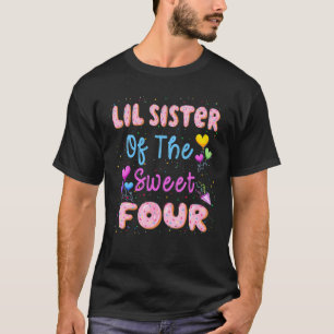 LIL姉妹の甘い4番目のドーナツ誕生日Pa Tシャツ