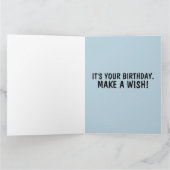 LIL気のあるそぶりをした汚い夫は彼の誕生日ビッグカード カード (内部)