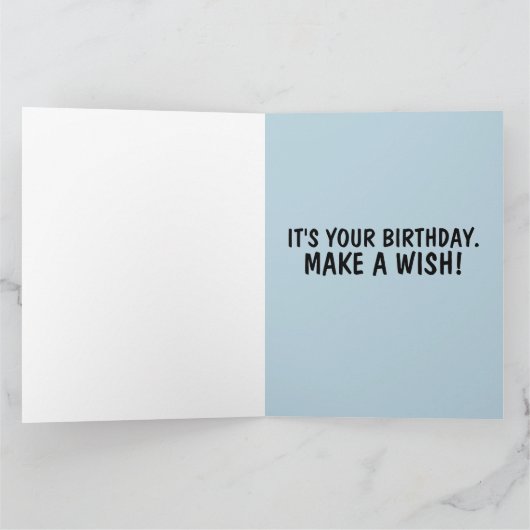 LIL気のあるそぶりをした汚い夫は彼の誕生日ビッグカード カード (内部)