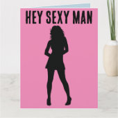 LIL気のあるそぶりをした汚い夫は彼の誕生日ビッグカード カード (正面)