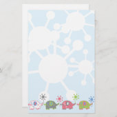 Lil象の文房具 便箋 (正面/裏面)