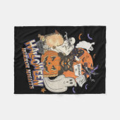 Lil Booハロウィーンホラーナイト毎年10月3日 フリースブランケット (正面(横))