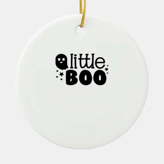Lil Boo ハロウィン 2025 セラミックオーナメント (正面)