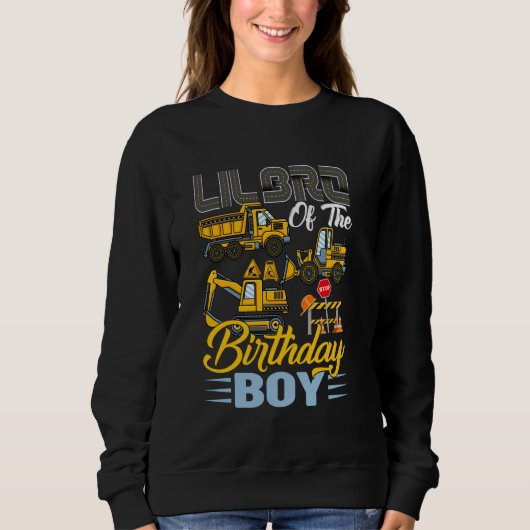 Lil Broの誕生日少年建築労働者Bd スウェットシャツ (正面)