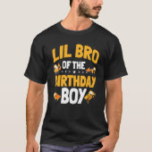 Lil Broの誕生日少年建築労働者Bd Tシャツ (正面)