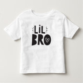 LIL BRO Tシャツモダンおもしろいchunkyはっきりした scandiタイプ トドラーTシャツ