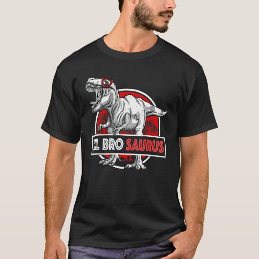 Lil Brosaurus T-レックスマッチングおもしろいLil Brosaurus Tシャツ (正面)