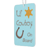 Lil' Cowboy On Board Western Baby カーエアーフレッシュナー (左)