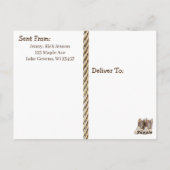 Lil Cowboy Thank You Notes ポストカード (裏面)