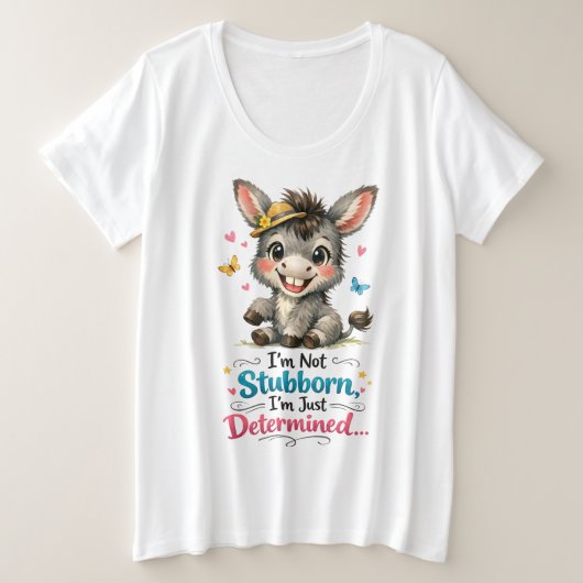 LIL Donkey プラスサイズTシャツ (デザイン正面)