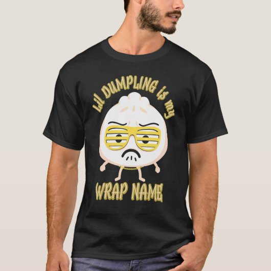 Lil Dumpling Asian Dim Sum中国の Joke Food Tシャツ (正面)
