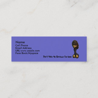 Lil Emoの女の子のプロフィールカード スキニー名刺