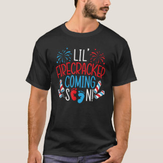 Lil Firecracker来の7月4日ベビーAnnou Tシャツ