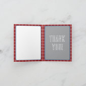 Lil’ Fireman Folded Thank You Invitation 招待状 (内部)