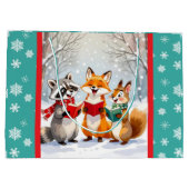 Lil Forest Animals singing  Christmas Carols ラージペーパーバッグ (裏面)