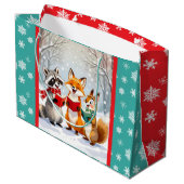 Lil Forest Animals singing  Christmas Carols ラージペーパーバッグ (裏面アングル)