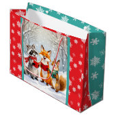 Lil Forest Animals singing  Christmas Carols ラージペーパーバッグ (正面アングル)