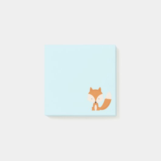 Lil' Foxy 3" x 3" Post-it®注記 ポストイット (正面)
