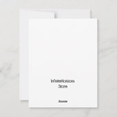 Lil Girl With Doll Christmas Card シーズンカード (裏面)