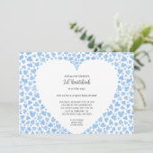 Lil Heartthrob BOY水色ベビーシャワー 招待状 (スタンド正面)
