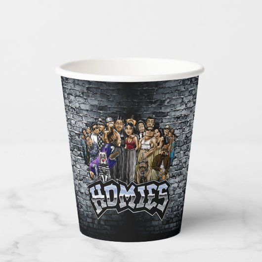 Lil Homies Party Paper Cups, 90s Old School Party  紙コップ (正面)