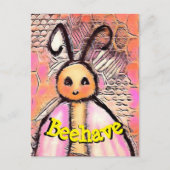 Lil honey beeファンキーはハガキを振る舞う ポストカード (正面)