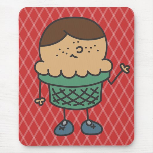 Lil Ittyチャールズの円錐形のマウスパッド マウスパッド (正面)